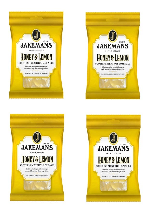 JAKEMANS Jakeman's Jakemans Lozenges Honey & Lemon Menthol (Pack of 4) - Image 1